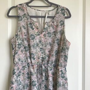 Lauren Conrad Floral Maxi Dress Sleeveless